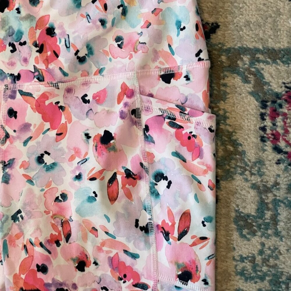 RBX Floral High Waist Leggings Size Large (L/G) - Picture 5 of 8
